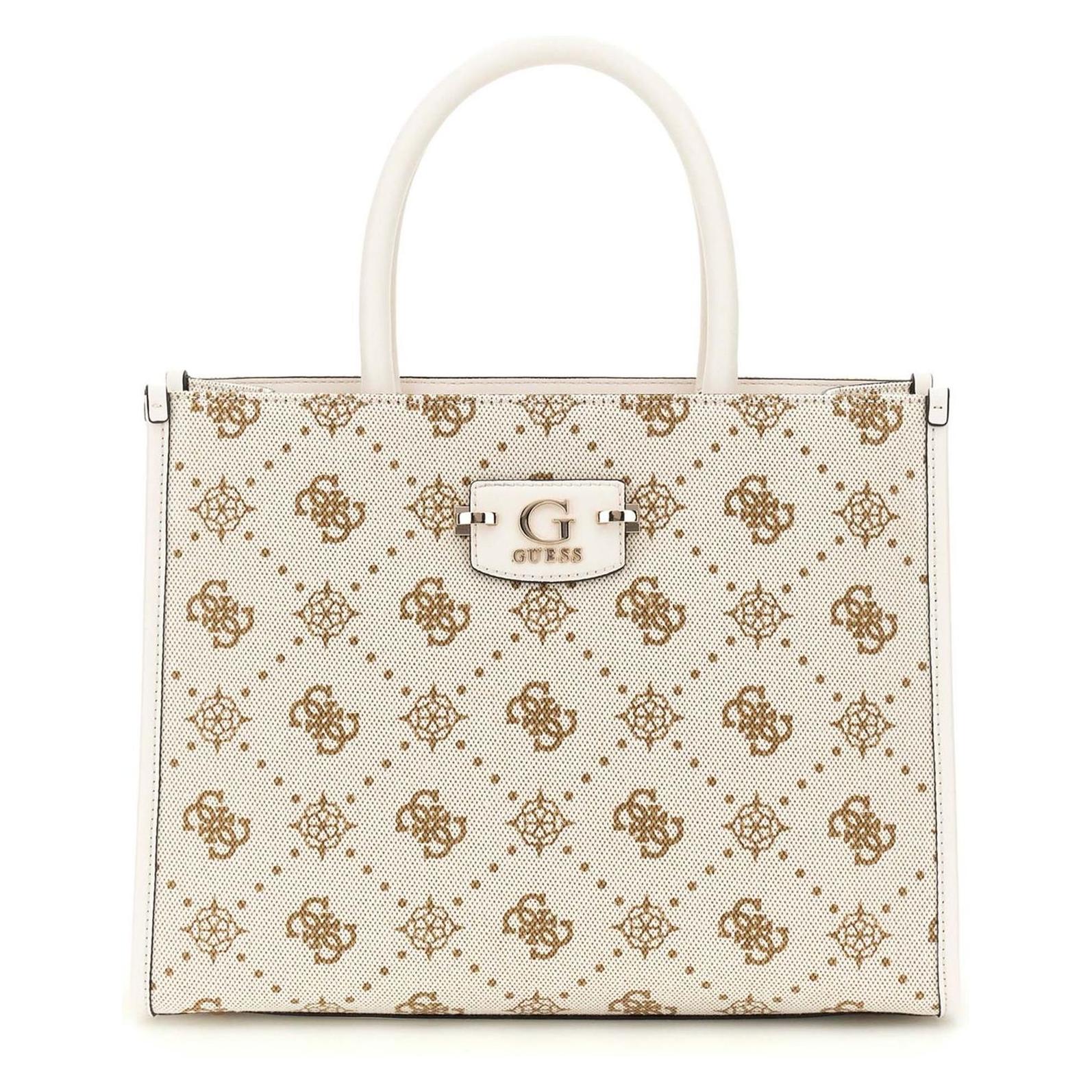 Guess, Damen, Handtasche, Neda 2 Compound Tote Bag, Beige