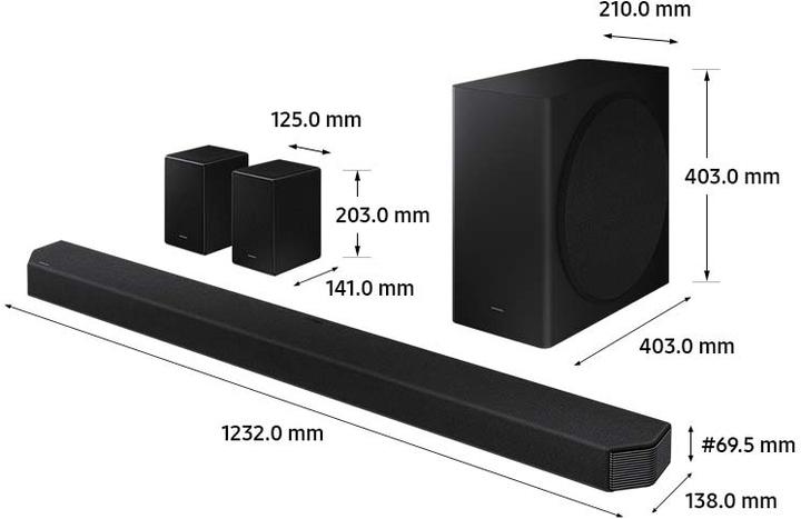 Produktbild Samsung HW-Q950A (616 W, 11.1 Kanal)