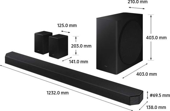 Image du produit Samsung HW-Q950A (616 W, 11.1 canaux)