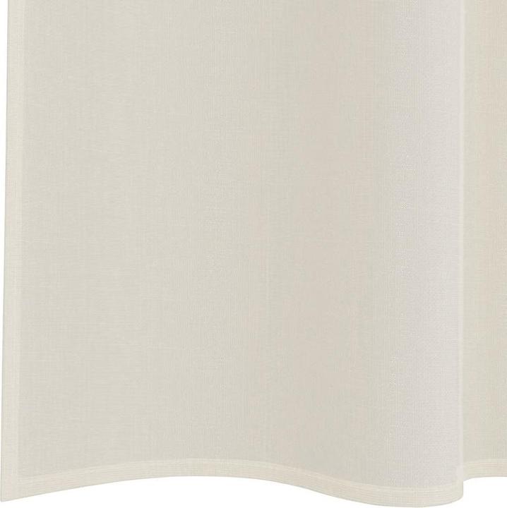 Produktbild VidaXL Voile Vorhänge mit Stangentaschen 2 Stk. Creme (140 x 140 cm)