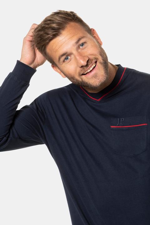 Produktbild JP1880 Nachthemd, Homewear, uni, Langarm, bis Gr 8XL (6XL)