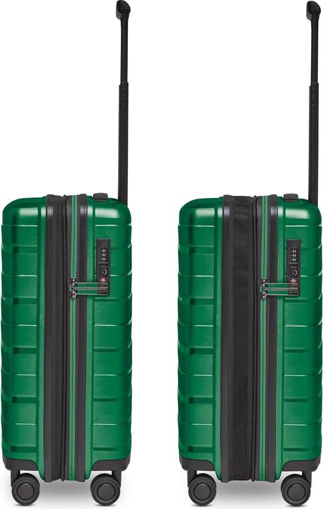 Actual product image Bergpfeil Travel 4-Rollen Kabinentrolley S 55 cm mit Dehnfalte (44 l)