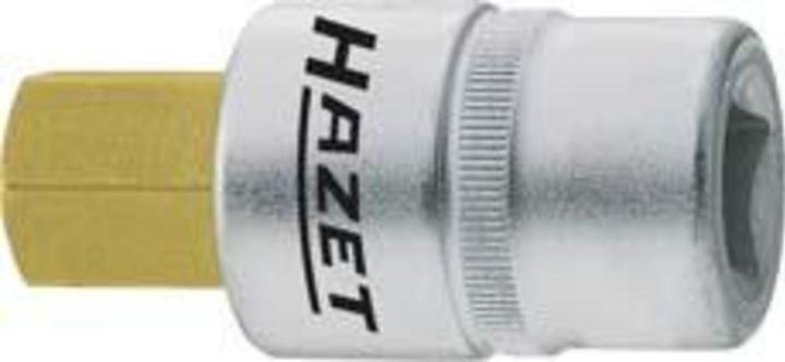 Produktbild HAZET Schraubendreher-Steckschlüsseleinsatz 986-4 ∙ Vierkant12,5 mm (1/2 Zoll) ∙ Innen Sechskant Pr… (4 mm)