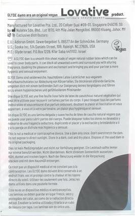 Image du produit Glyde - Dams Laminas Latex Oral Sex Tail (4 pcs)