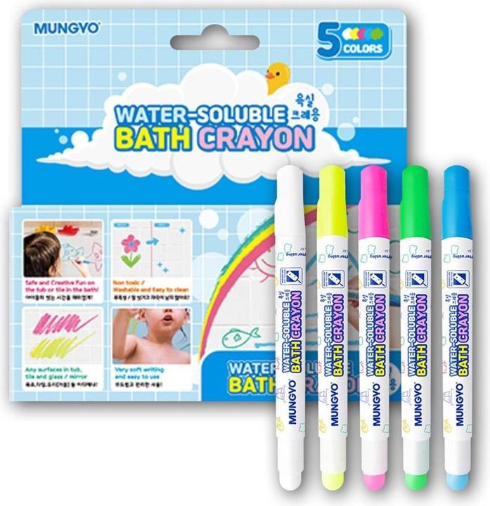 Immagine prodotto Mungo MUNGYO Bademalstifte 5 Farben (5x)