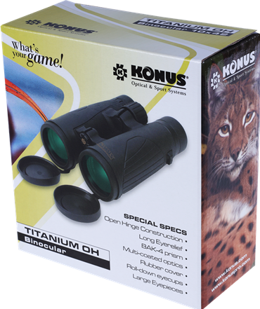 Actual product image Konus Binoculars Titanium Evo OH 8x42 WP (8 x, 42 mm)
