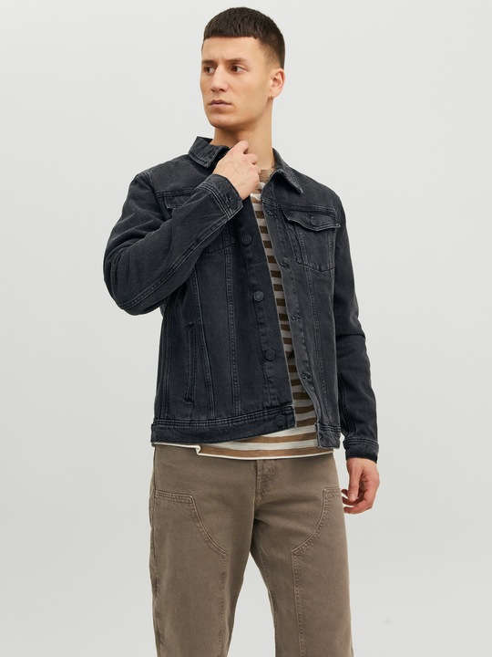 Actual product image Jack & Jones Jean Jacket Black Denim (XL)