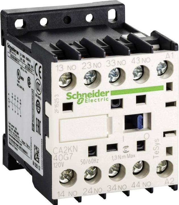 Actual product image Schneider Electric Miniature relay, 120 V ac, 4 NO contacts