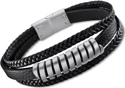 Produktbild Lotus Style - MenÂ's leather bracelet Urban Man LS2208-2 / 1 (22 cm, Leder, Edelstahl)