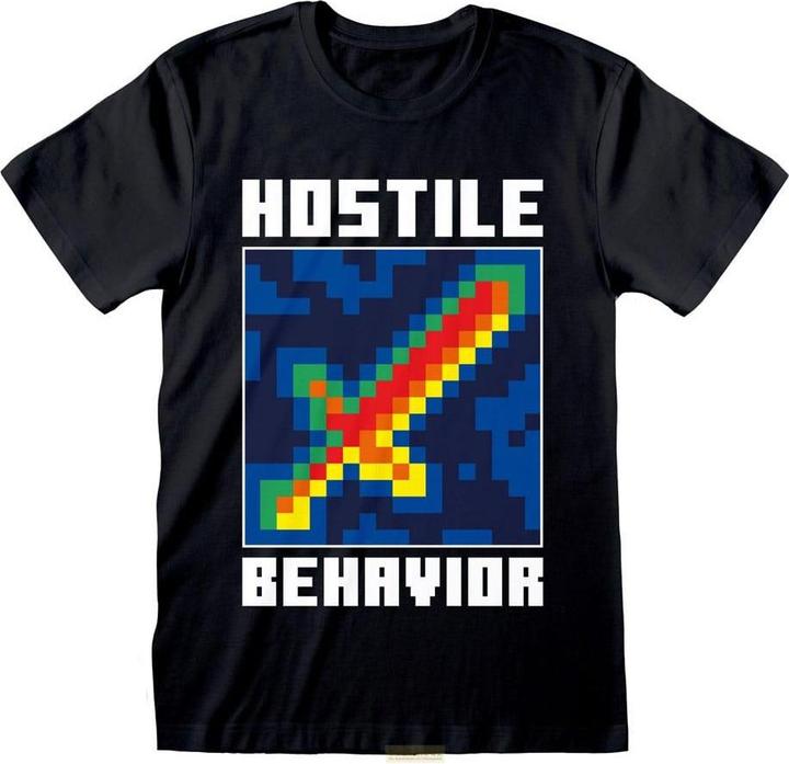 Actual product image Heroes Inc Minecraft T-Shirt Hostile Behavior Grösse L (L)