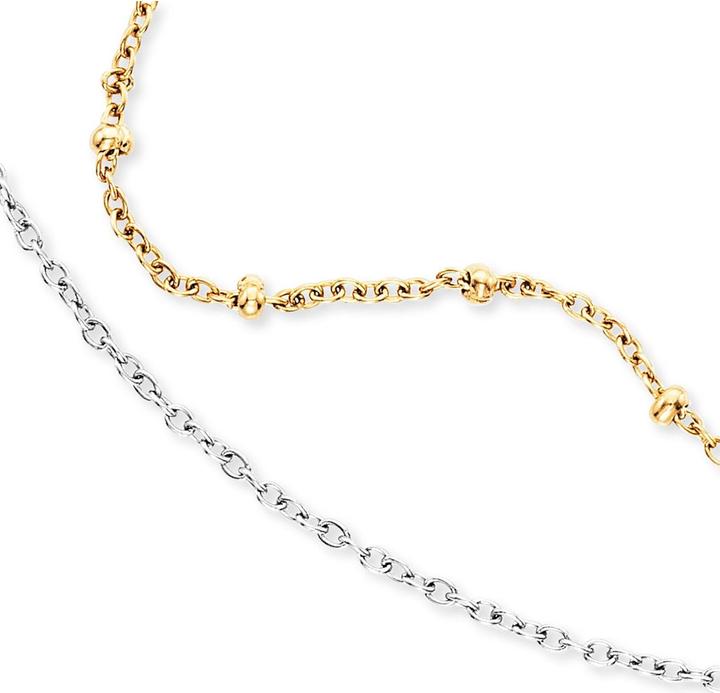 Actual product image Engelsrufer Anklet Dots Bicolor (Stainless steel, 27 cm)