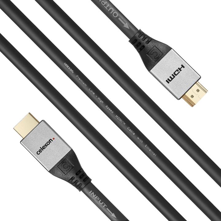 Actual product image Celexon Active HDMI cable with Ethernet - 2.0a/b 4K 15.0m - Professional Line (15 m, HDMI, 2.0)