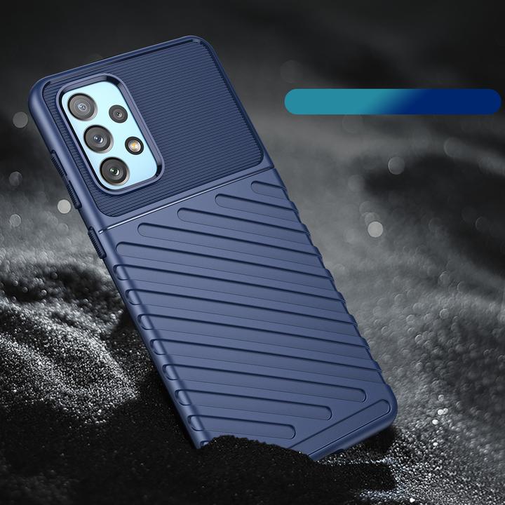 Produktbild Hurtel Thunder Case flexible armored cover for Samsung Galaxy A73 blue (Samsung Galaxy A73 5G)