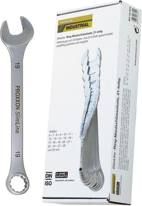 Produktbild Proxxon SlimLine (10  mm, 11 mm, 12 mm, 13 mm, 14 mm, 15 mm, 16 mm, 17 mm, 18 mm, 19 mm, 20 mm, 21 mm, 22 mm, 24 mm, 27 mm, 30 mm, 32 mm, 6 mm, 7 mm, 8 mm, 9 mm)