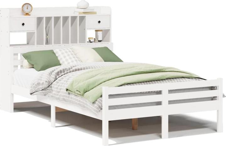 Image du produit vidaXL Bett mit Regal (150 x 200 cm)