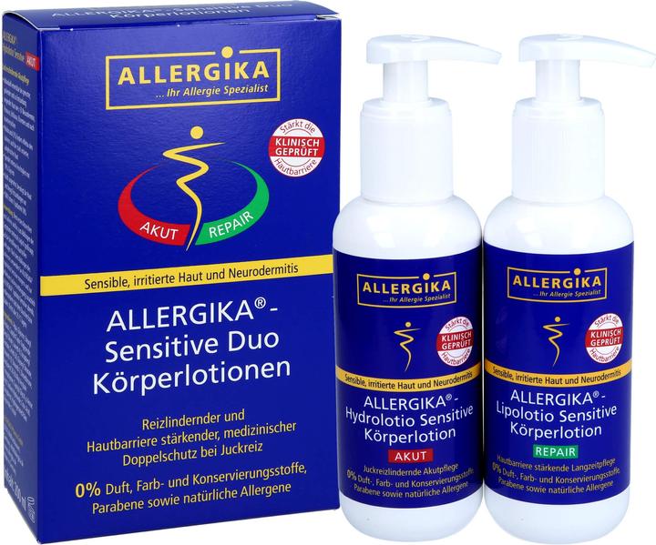 Immagine prodotto Allergika Duo Sensitive, 2X200 ml LOTTO (Latte corpo, 200 ml)
