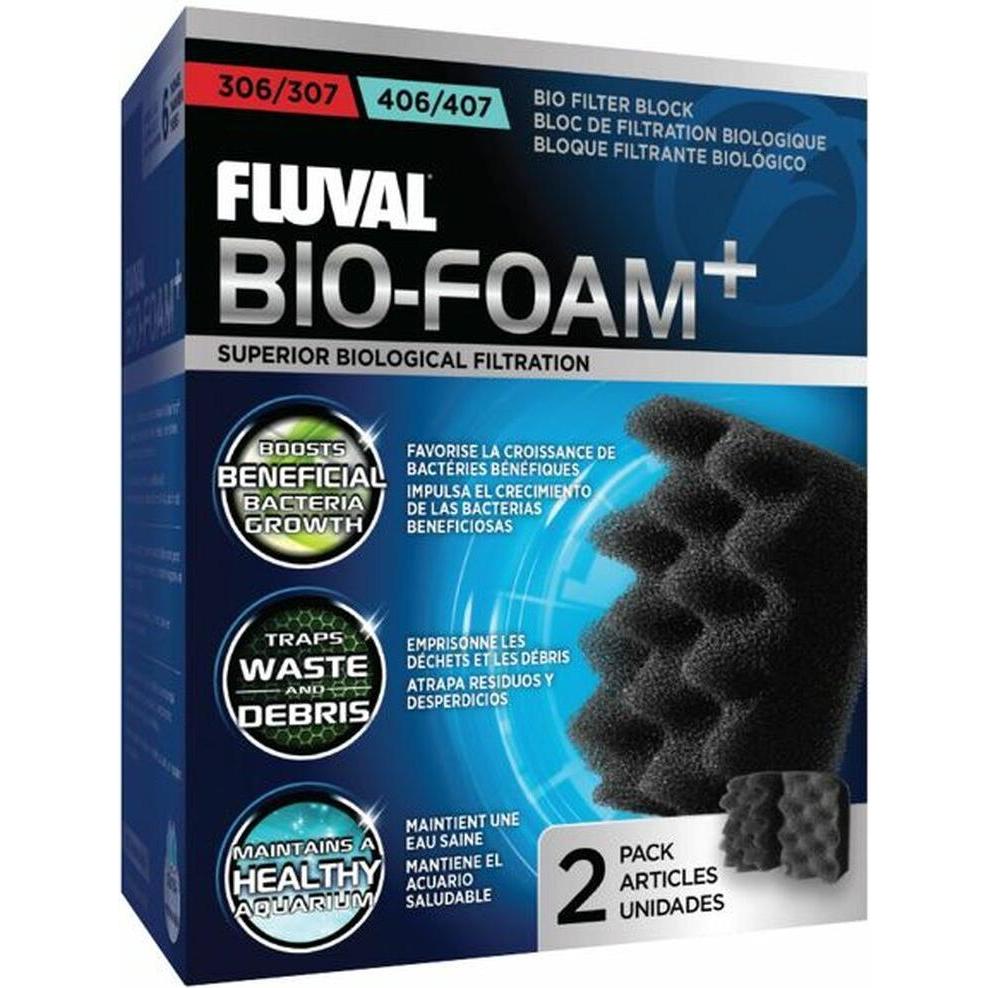 Comparer les prix de FLUVAL 2 blocs de mousses bio 306 406 - Pour aquarium
