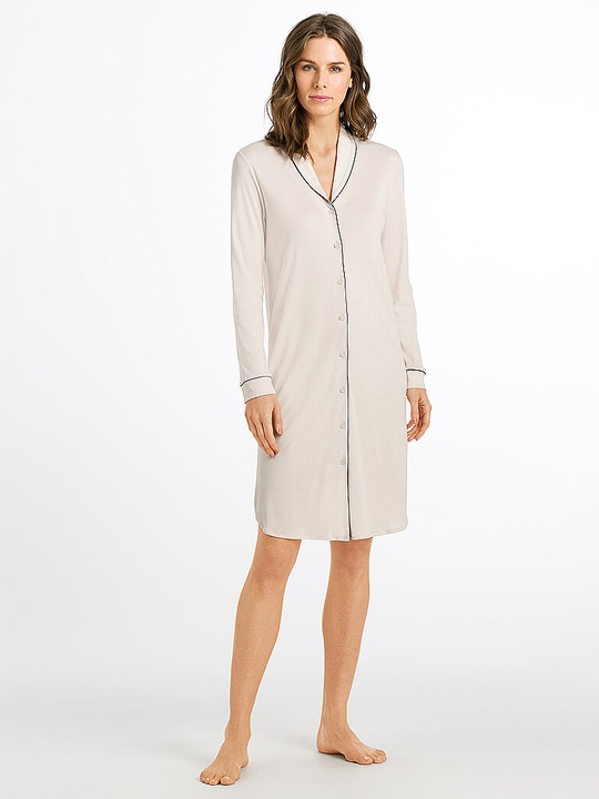 Immagine prodotto Hanro Camicia da notte Natural Comfort - 100 cm di lunghezza - manica lunga (M)