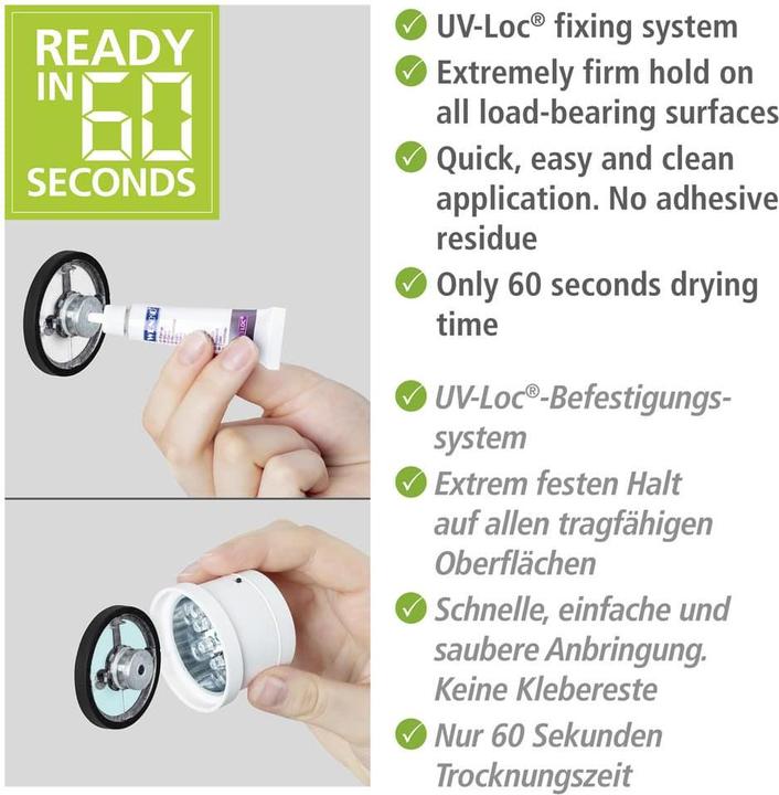 Produktbild Wenko Eckregal 2 Etagen Trestina (25 x 16.50 x 35 cm)