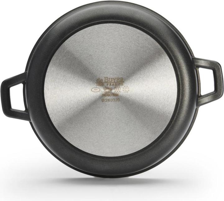 Productafbeelding de Buyer Choc Extreme Braadpan Non-Stick met Glazen Deksel, Inductie (Braadpan + kasserol, Aluminium, 28 x 10 cm)