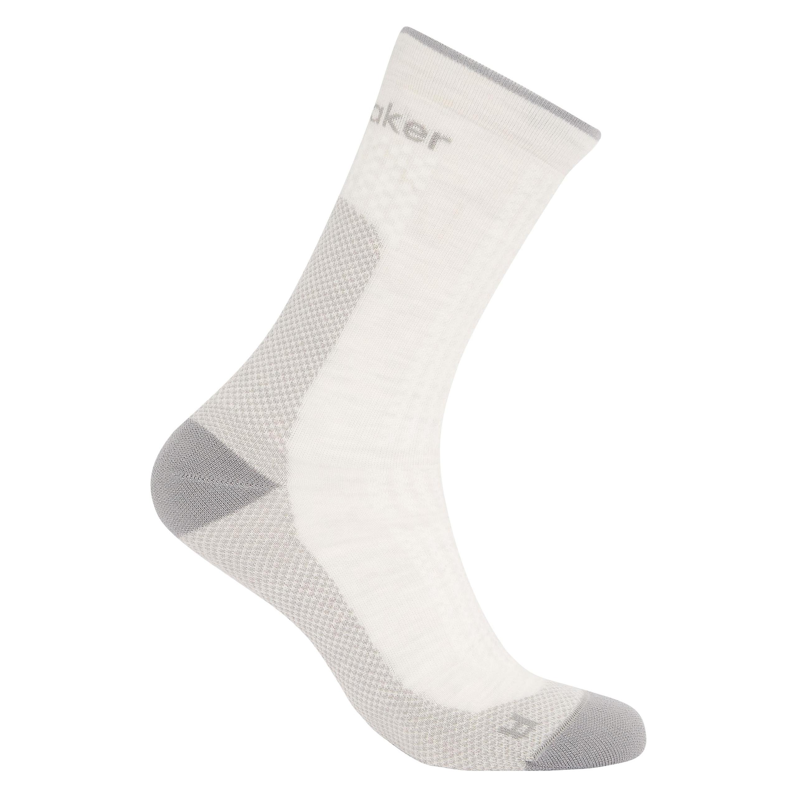 Icebreaker, Damen, Sportsocken, Hike+ Ultralight Crew (38 - 40), Weiss