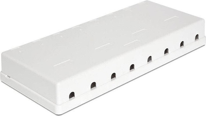 Produktbild Delock Keystone Leergehäuse: 8 Port (Kabeltrommel)