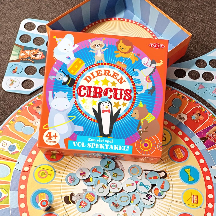 Produktbild Selecta Spielzeug Tierzirkus-Brettspiel (Niederländisch)