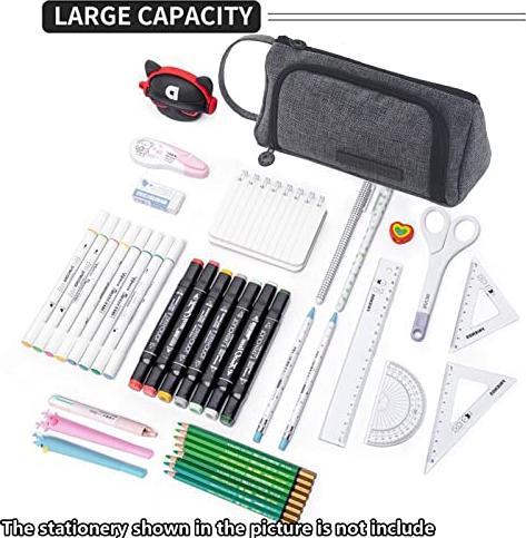 Immagine prodotto Only-Bags.Store Astuccio per matite astuccio per matite per adolescenti di grande capacità per la scuola e l'ufficio