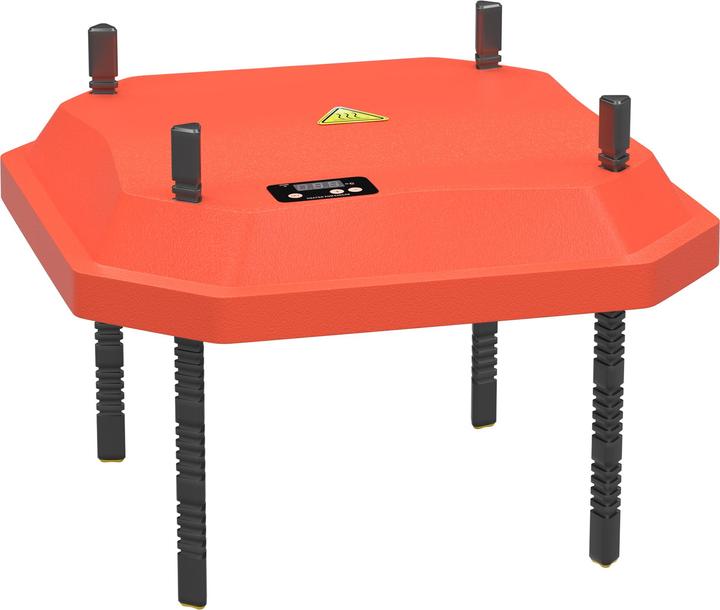 Fudajo 30x30cm Chick Breeding Heating Plate w/ Thermostat 50W Warming Plate for 20-25 Chicks (50 W)