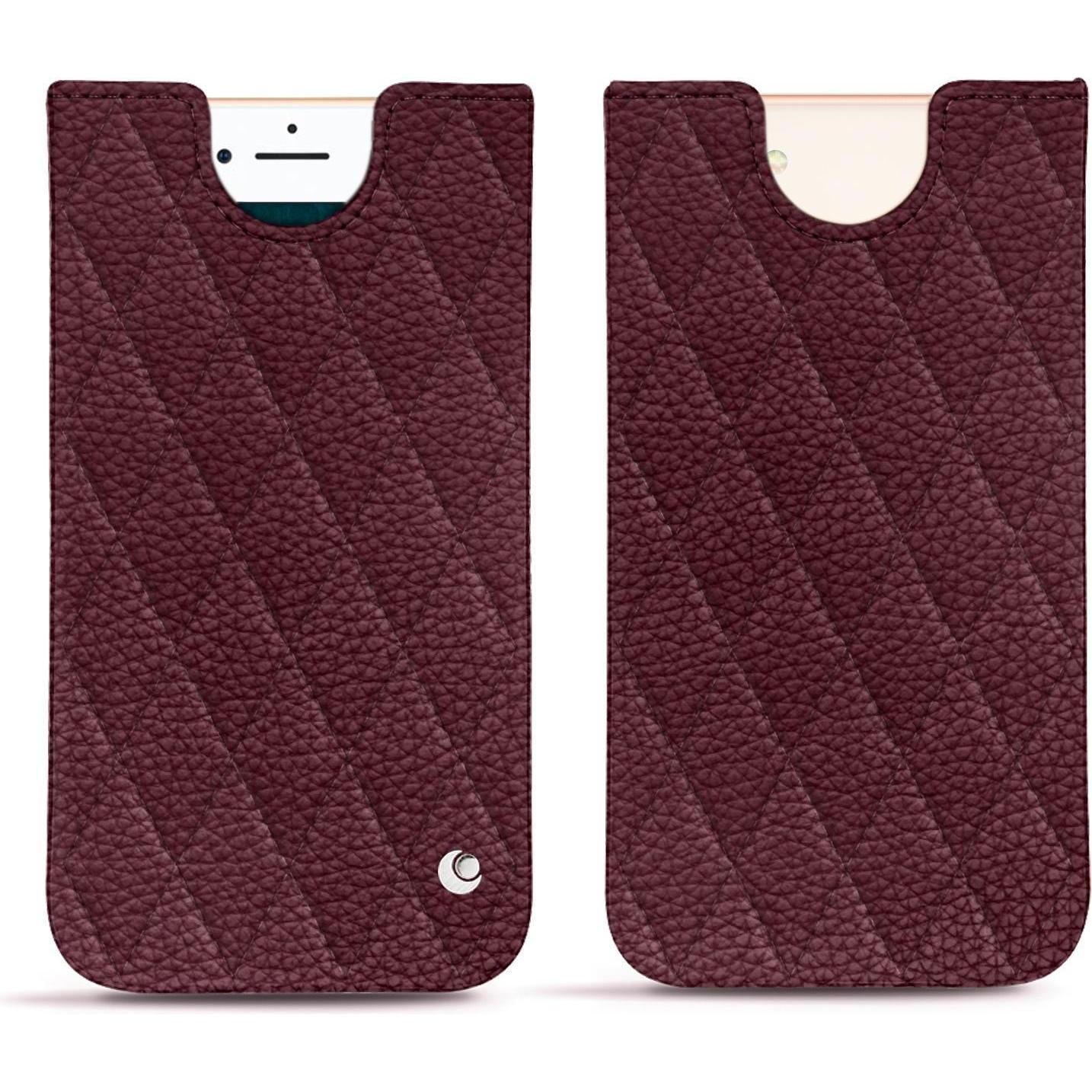 Noreve Lederschutzhülle (Apple iPhone 7), Smartphone Hülle, Violett