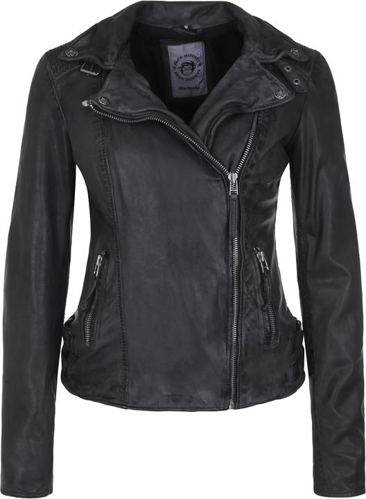 Blue Monkey Lederjacke im Vintage-Look