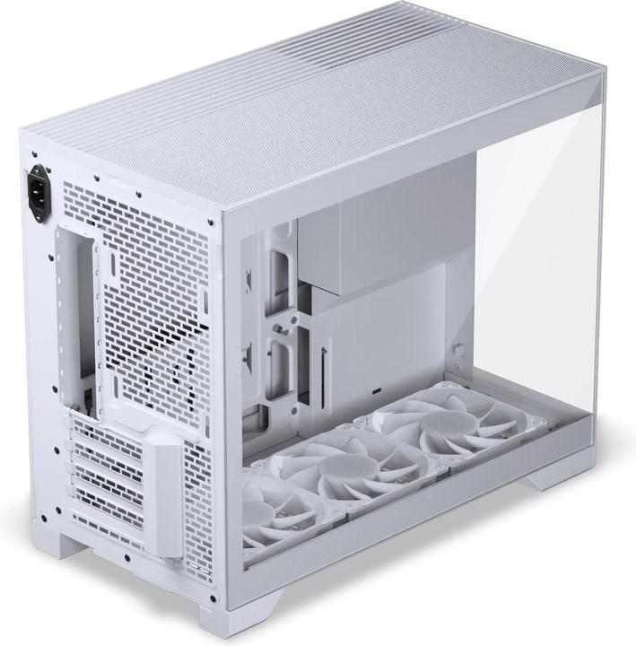 Actual product image Phanteks XT V3 PC-Gehäuse, Mini-Gehäuse, mATX, Tempered Glass - inklusive 3x 120-mm-Lüfter, weiss (mATX, Mini-ITX)