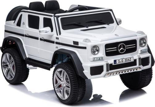 Produktbild Es-toys Kinderfahrzeug – Elektro Auto „Mercedes Maybach G650“ – Lizenziert –2 Sitzer- 24V, 4 Motor (24 V)