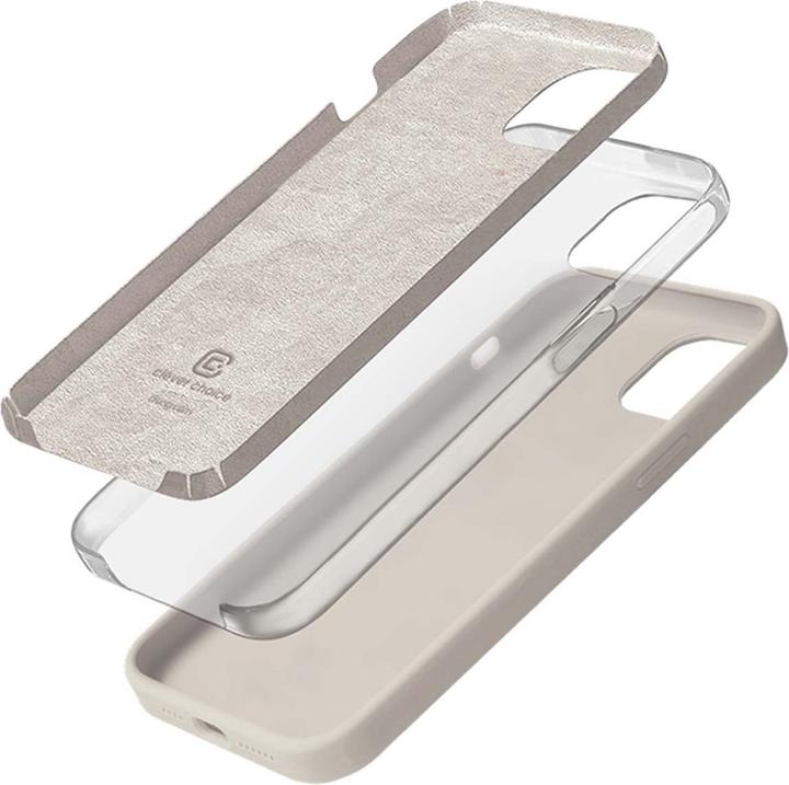 Produktbild Crong Farbhülle - Hülle für iPhone 14 Plus (Steinbeige) (Apple iPhone 14 Plus)