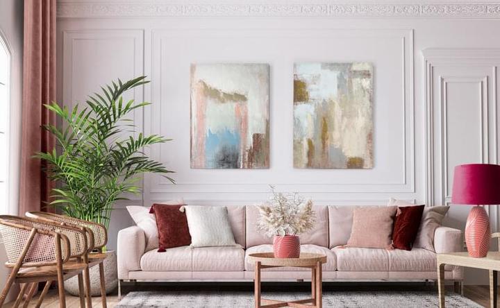 Actual product image Eurofirany TC/AVINION/PO/2 45X45 J.ROSA/POMPON