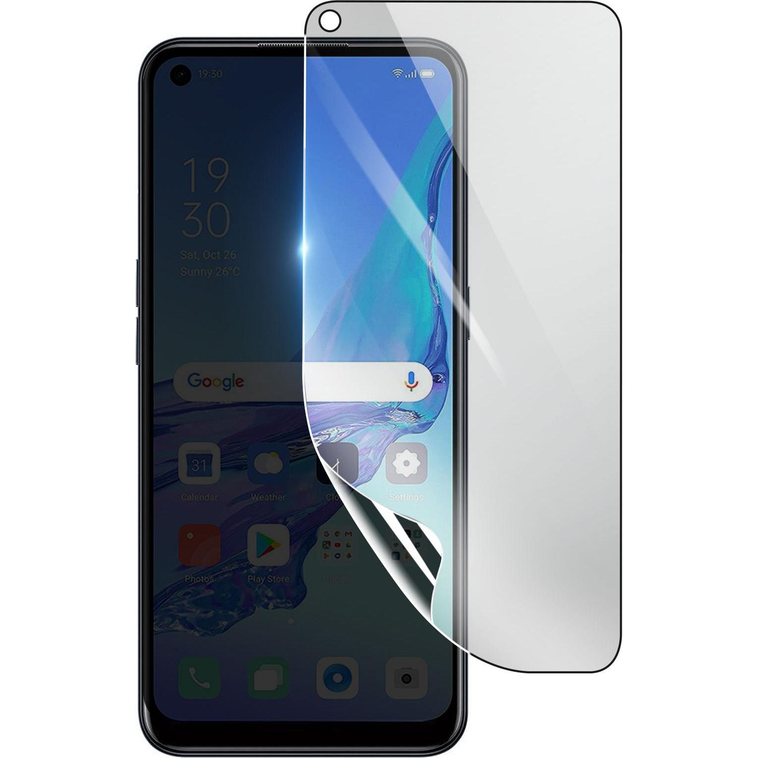 3MK Hydrogel Bildschirmfolie für Oppo A53 (1 Stück, Oppo A53), Smartphone Schutzfolie, Transparent