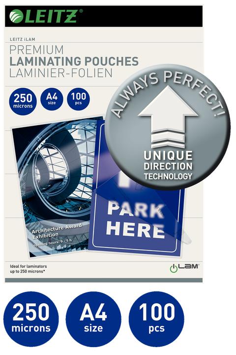 Actual product image Leitz Laminating film (A4, 100 Piece, 250 µm)