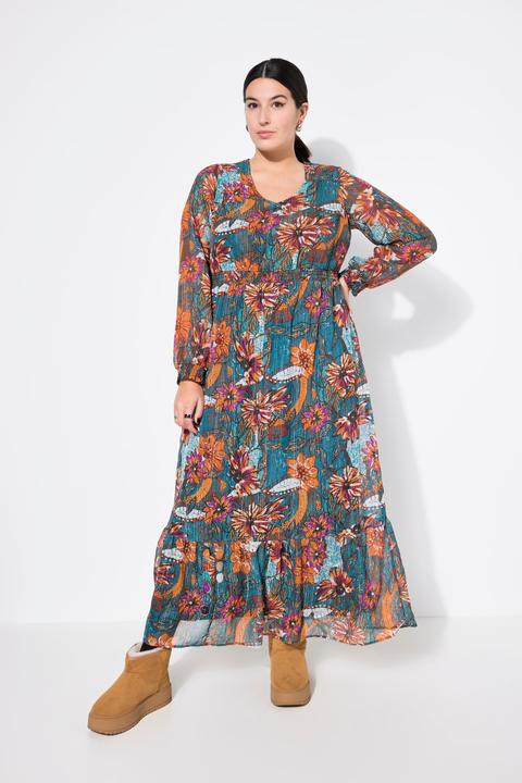 Produktbild Studio Untold Maxikleid, A-Line, Flower Print, Wrap-Effekt (46, 48)