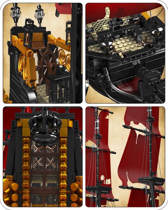 Actual product image Mould King Technik Segelboot Queen Annes Revenge