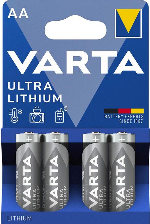 Varta ULTRA Lithium (4 pcs, AA, 3000 mAh)