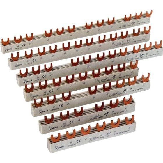 Eaton, Verteilerschrank Zubehör, Phasenschiene, 4Ph, 10qmm, Gabel, 16TE 105215