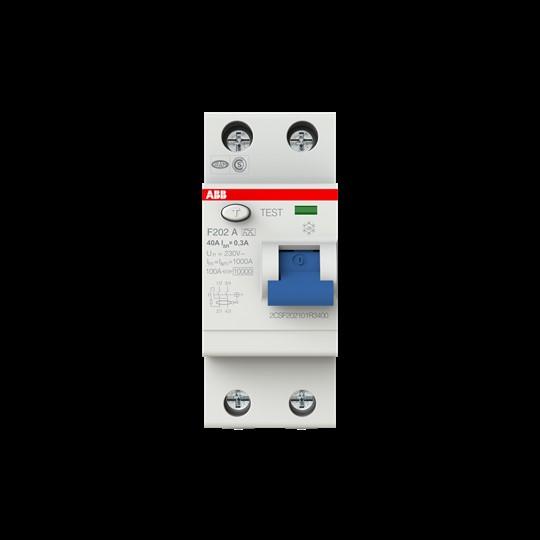 Produktbild ABB FI-Schutzschalter 2-polig 40A/0,3A