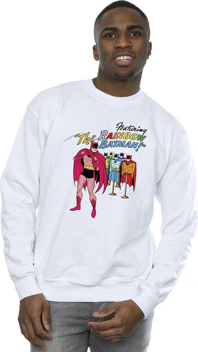 Produktbild Batman Comic Cover Regenbogen Batman Baumwolle Sweatshirt (L)