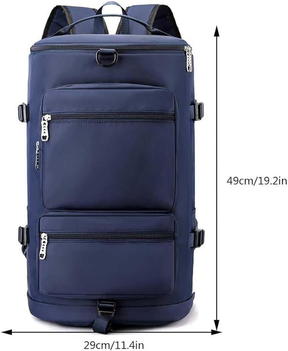 Produktbild Only-Bags.Store Grosser Reiserucksack mit abnehmbaren Schultergurten - perfekt für Fitness, Schwimmen und mehr -