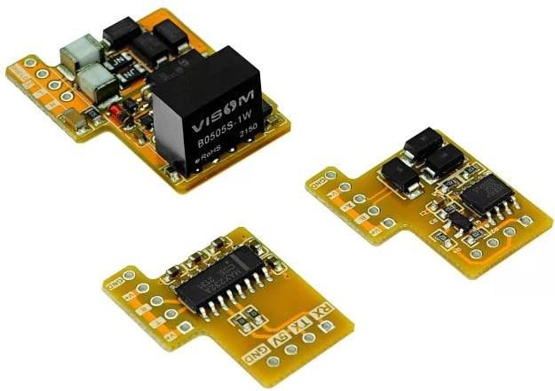 Actual product image M5Stack Lan Module W5500 with PoE V12