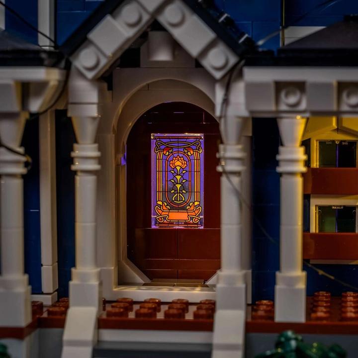 Actual product image Light my bricks LMB 2.0 LEGO® 11370# Stranger Things - The Creel House Light Kit