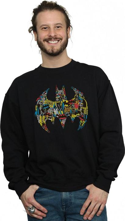 Produktbild Batman Batgirl Logo Collage Baumwolle Sweatshirt (L)
