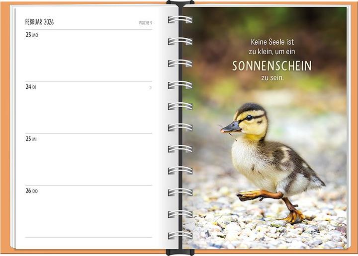 Image du produit Terminplaner 2026 Happymacher (10 x 15,5 cm, 1 semaine / 2 pages)