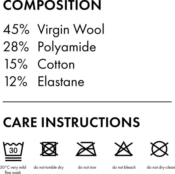 Nährwerte und Zutaten Falke Medium Energizing Wool (43 - 44)