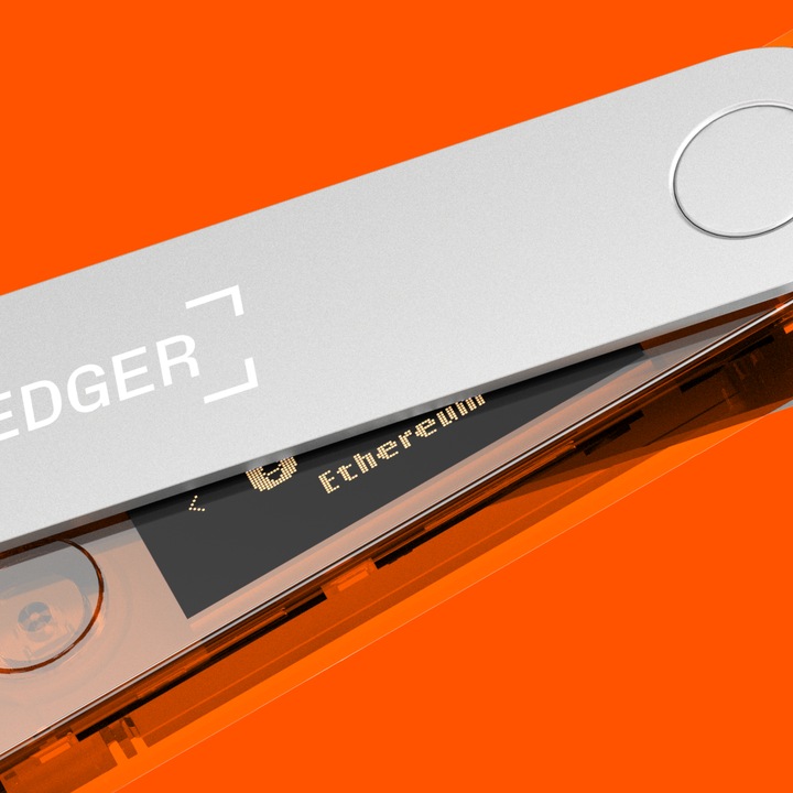 Produktbild Ledger Nano X - Orange (Litecoin, Dash, Bitcoin, Dogecoin, Ethereum Classic)